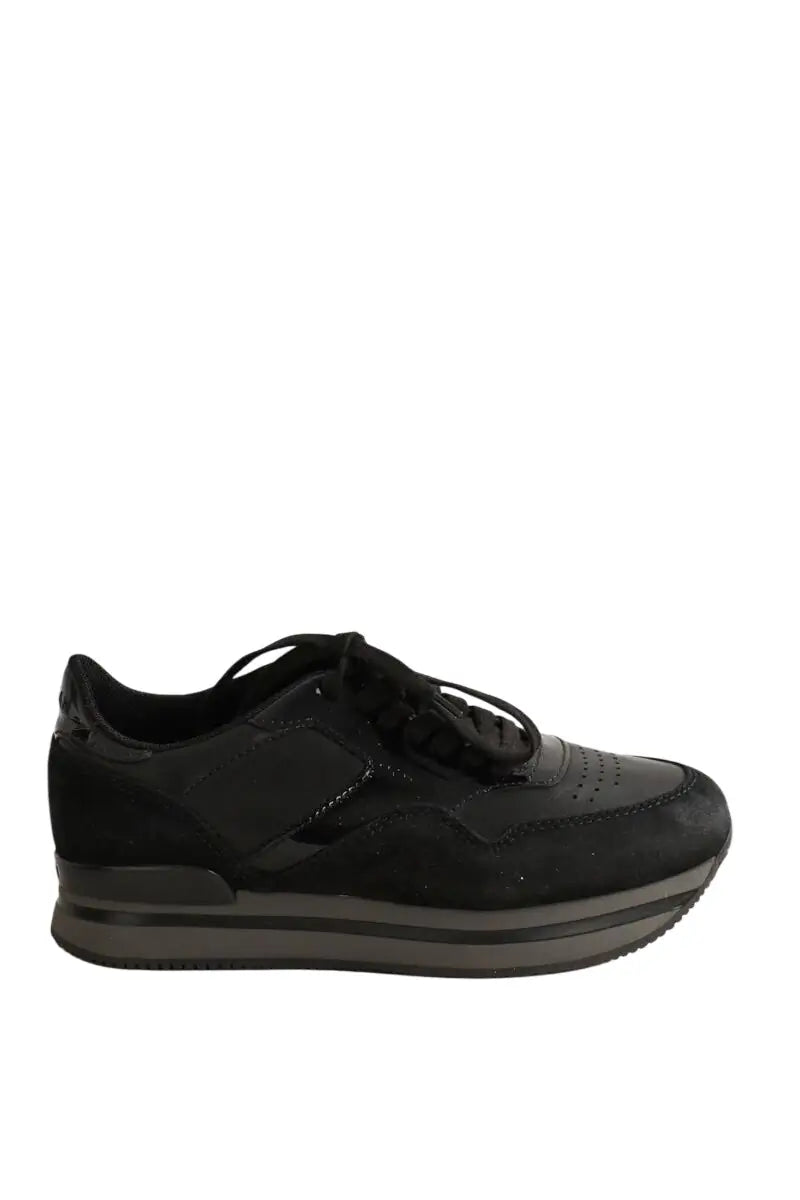 Baskets Hogan Noir en Cuir, taille 36 - Seconde Main