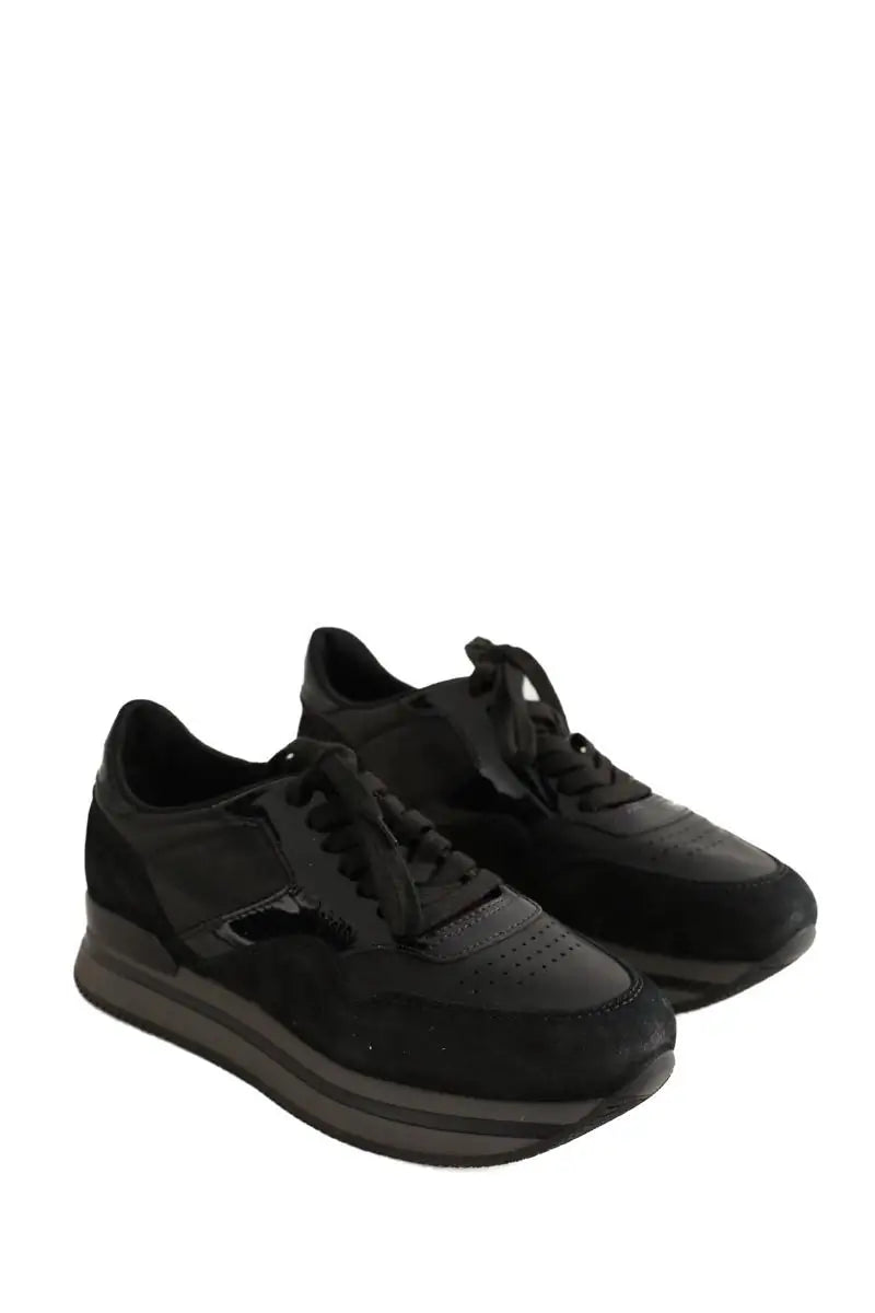 Baskets Hogan Noir en Cuir