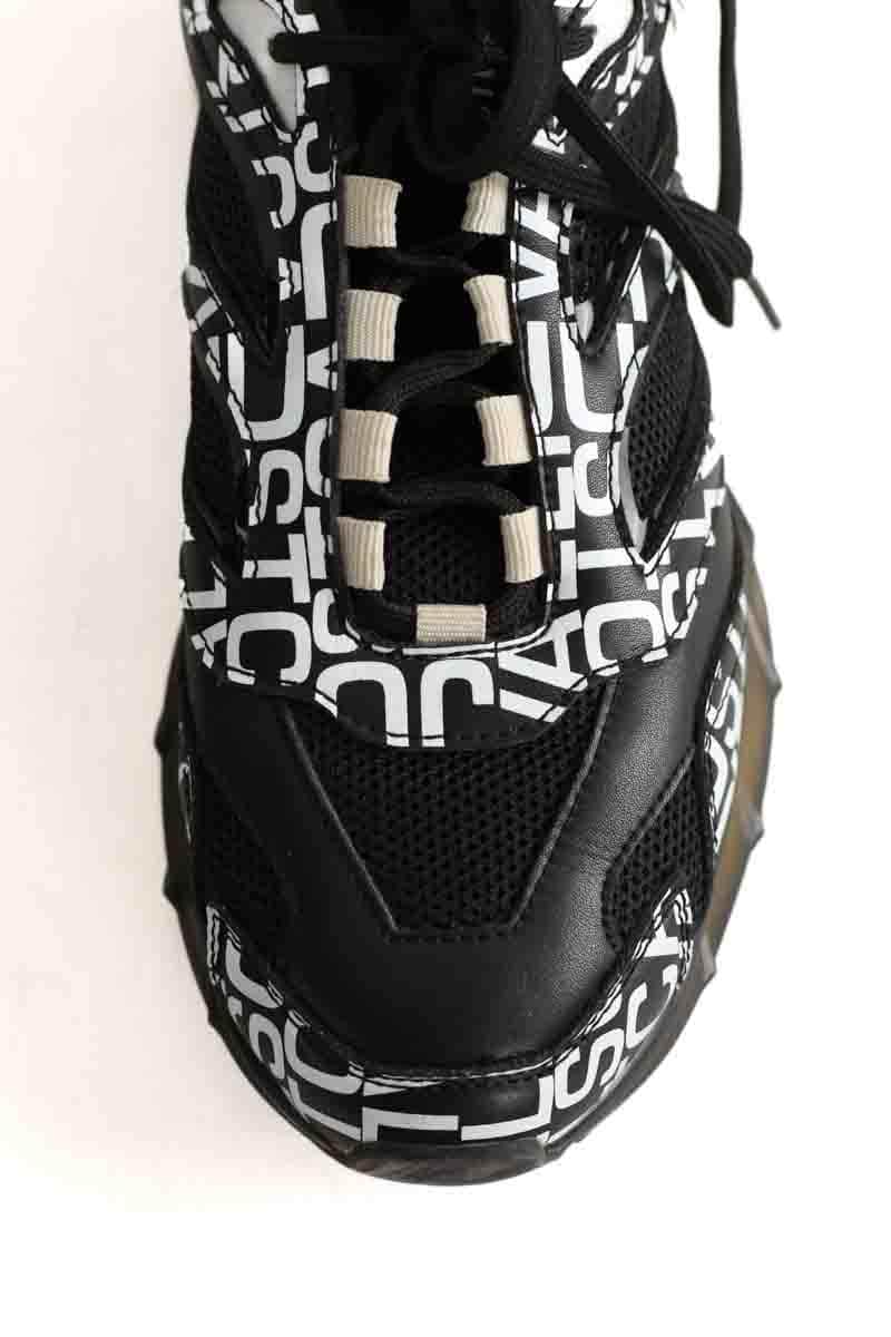Baskets Just Cavalli Noir en Caoutchouc