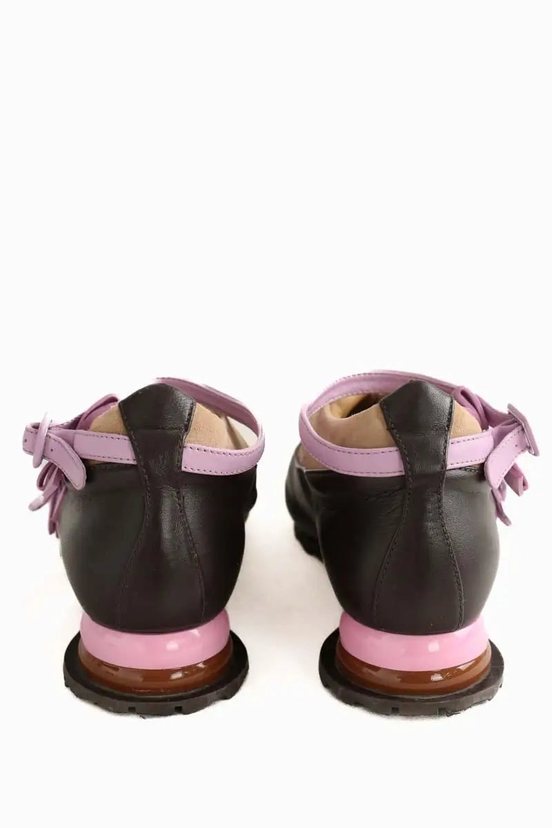 Baskets Kiko Kostadinov Marron en Cuir