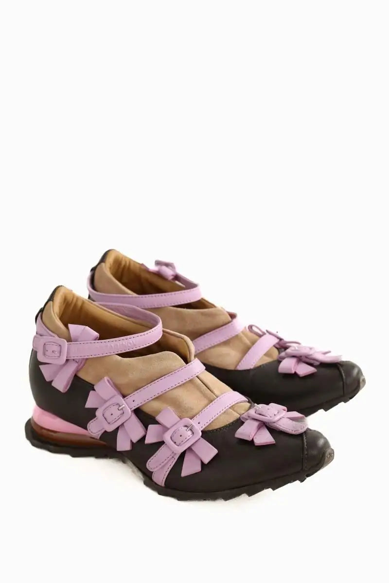 Baskets Kiko Kostadinov Marron en Cuir