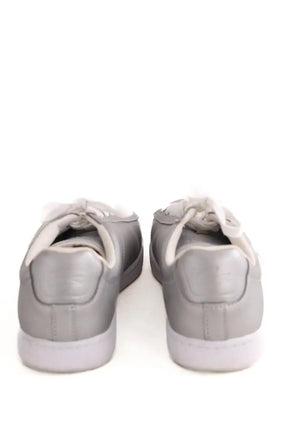 Baskets Lacoste Argent en Cuir