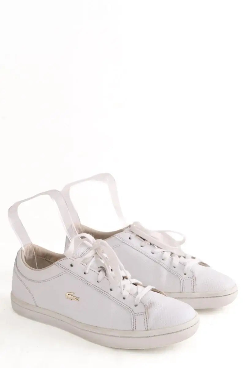 Baskets Lacoste Blanc en Cuir