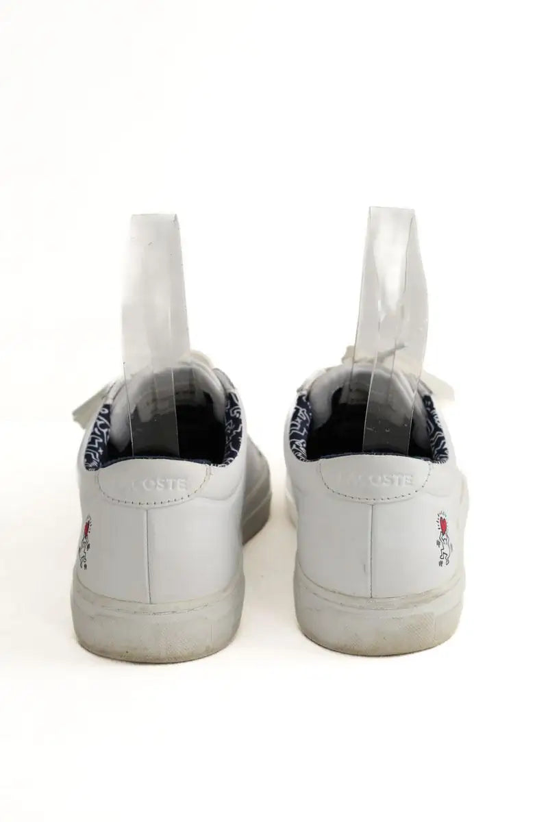 Baskets Lacoste Blanc en Cuir