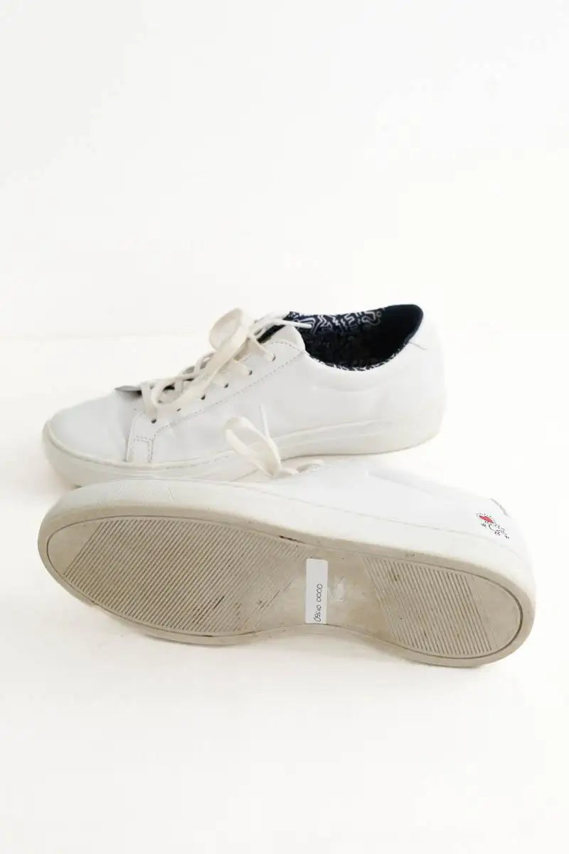 Baskets Lacoste Blanc en Cuir