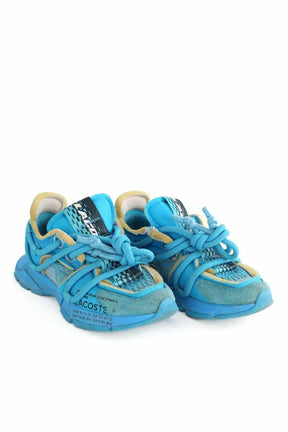 Baskets Lacoste Bleu en Tissu