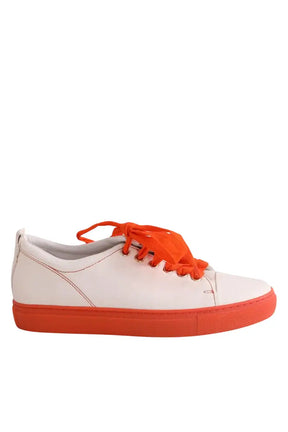 Baskets Lanvin Blanc en Cuir, taille 37 - Seconde Main