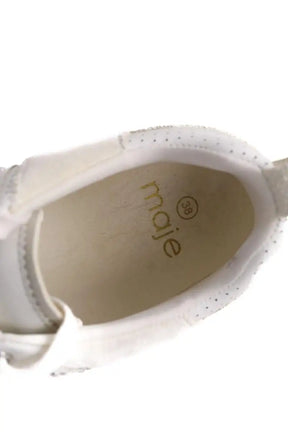 Baskets Maje Blanc en Cuir