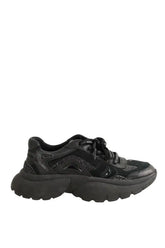 Baskets Maje Noir en Tissu, taille 37 - Seconde Main