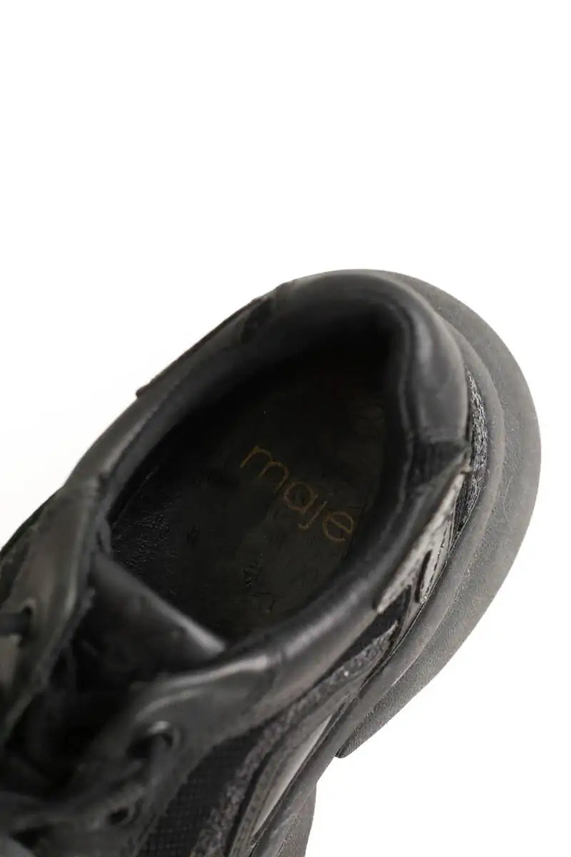 Baskets Maje Noir en Tissu