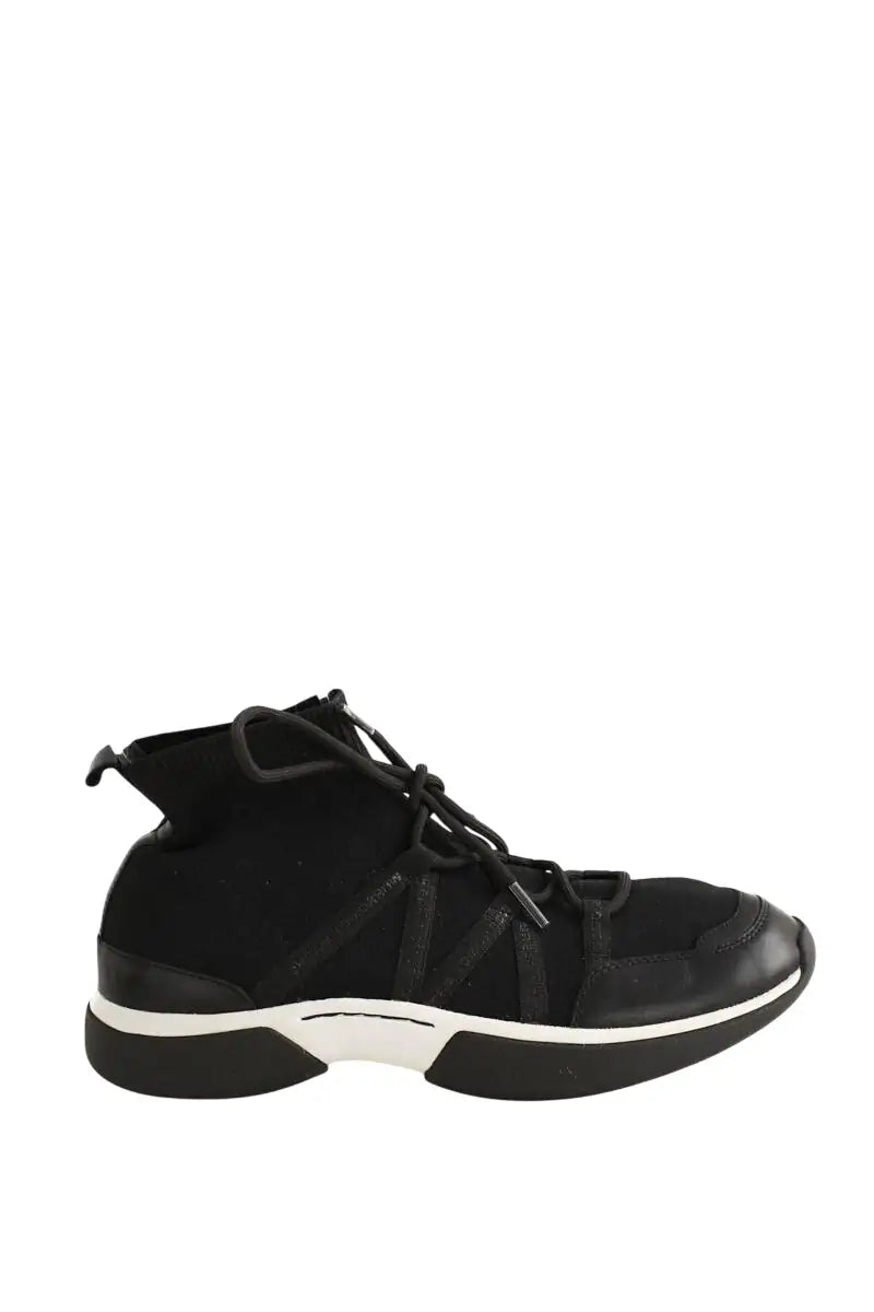 Baskets Maje Noir en Tissu, taille 39 - Seconde Main