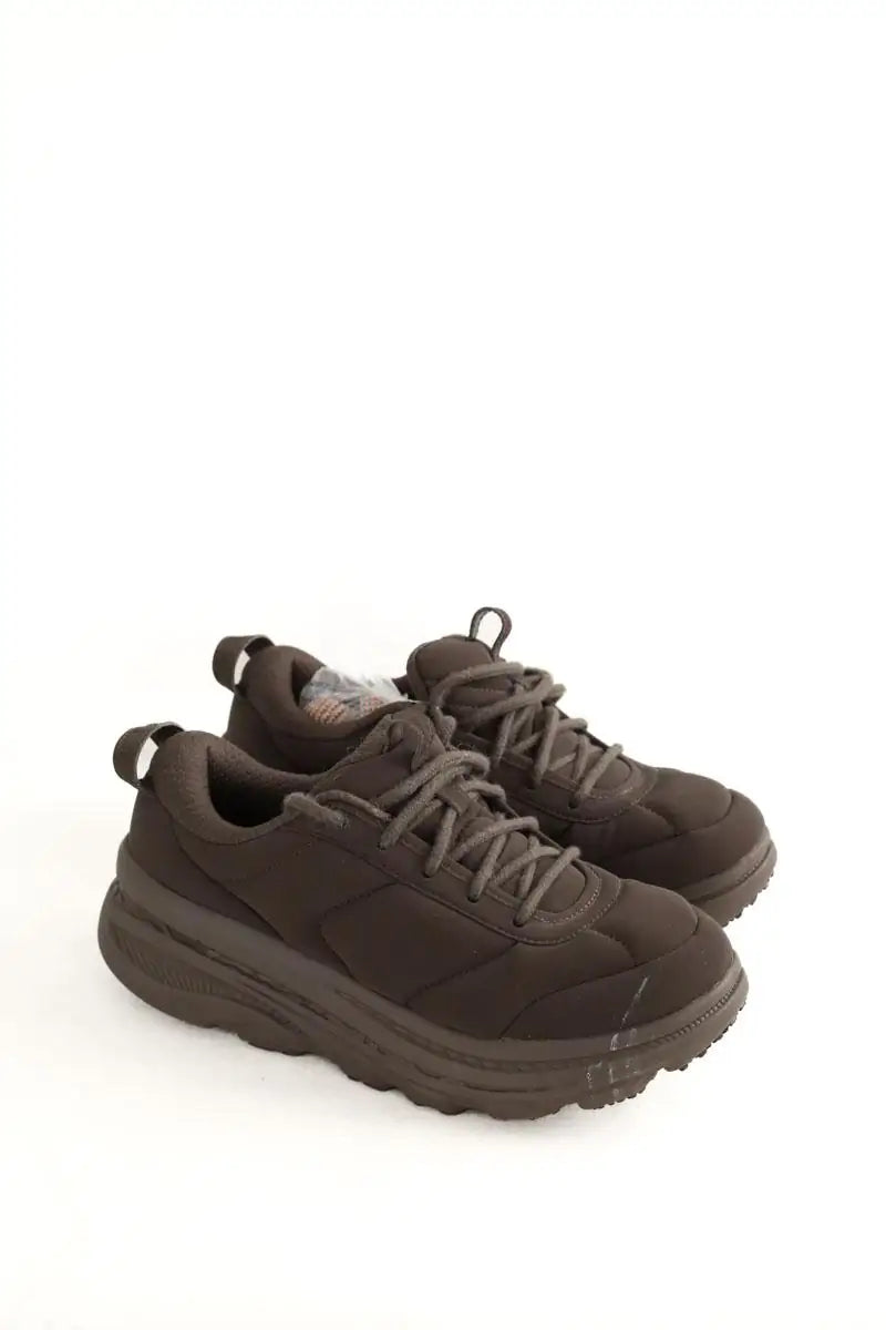 Baskets Marni Bondi B3LS Marron en Tissu