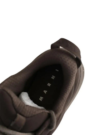 Baskets Marni Bondi B3LS Marron en Tissu