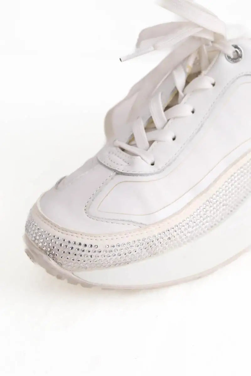 Baskets Michael Kors Blanc en Cuir