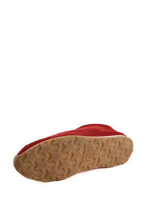 Baskets Miu Miu Basket en suède Plume Rouge en Daim