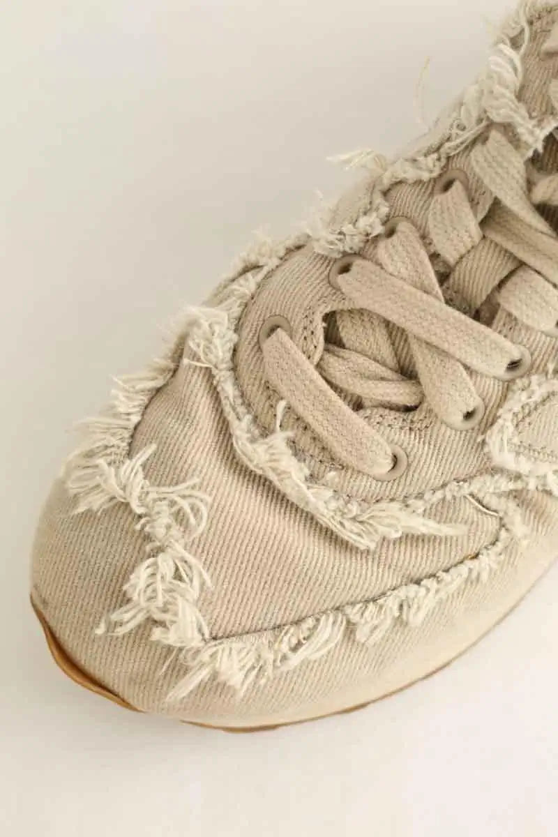 Baskets Miu Miu Miu Miu X New Balance 574 Beige en Tissu