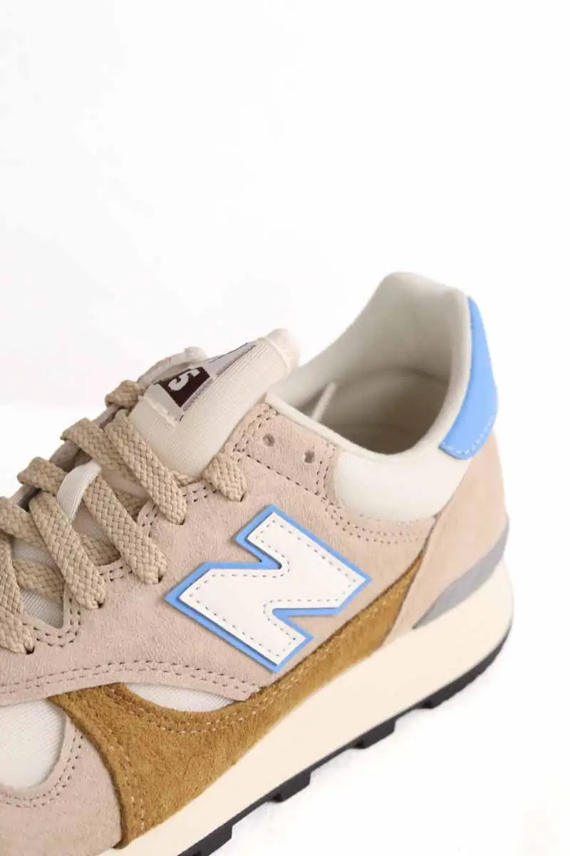 Baskets New Balance Beige en Daim