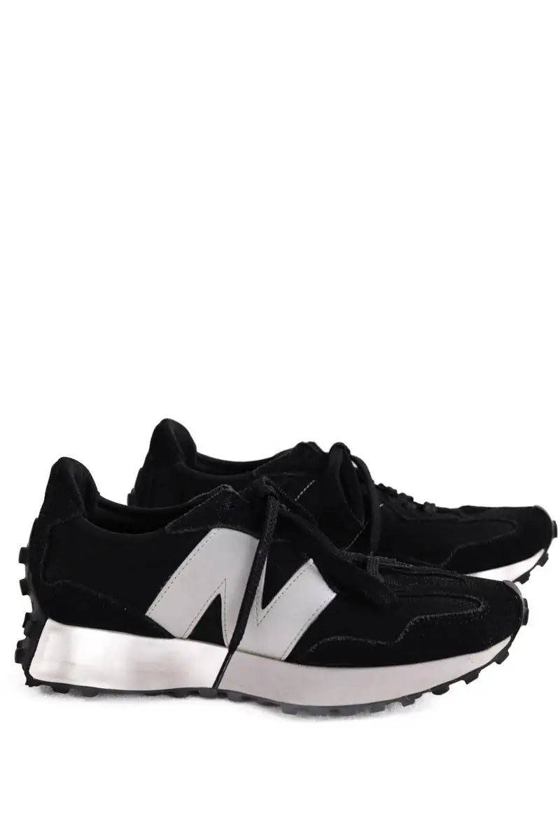 Baskets New Balance Noir en Tissu
