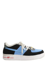 Baskets Nike Air force 1 Bleu en Tissu, taille 37 - Seconde Main
