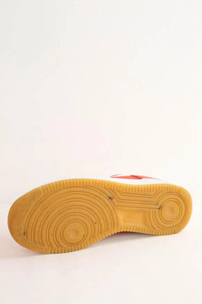 Baskets Nike Air force 1 Rouge en Cuir