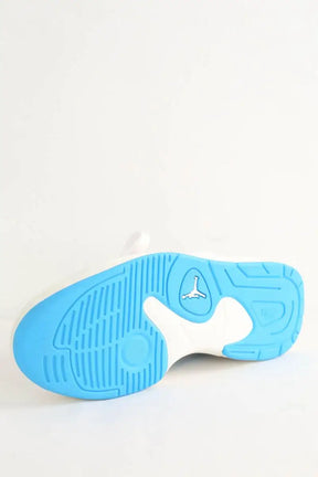 Baskets Nike Air Jordan Blanc en Cuir