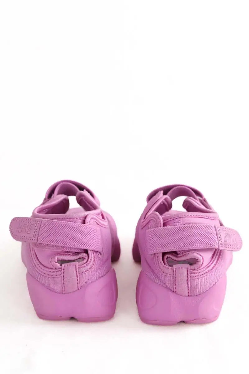 Baskets Nike Air Rift Rose en Cuir