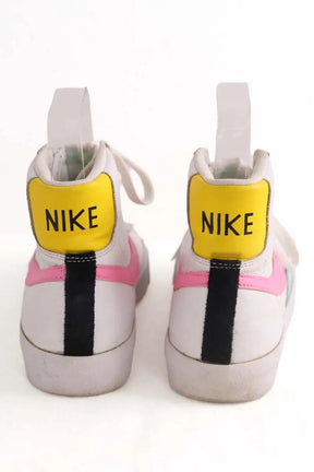 Baskets Nike Blanc en Cuir
