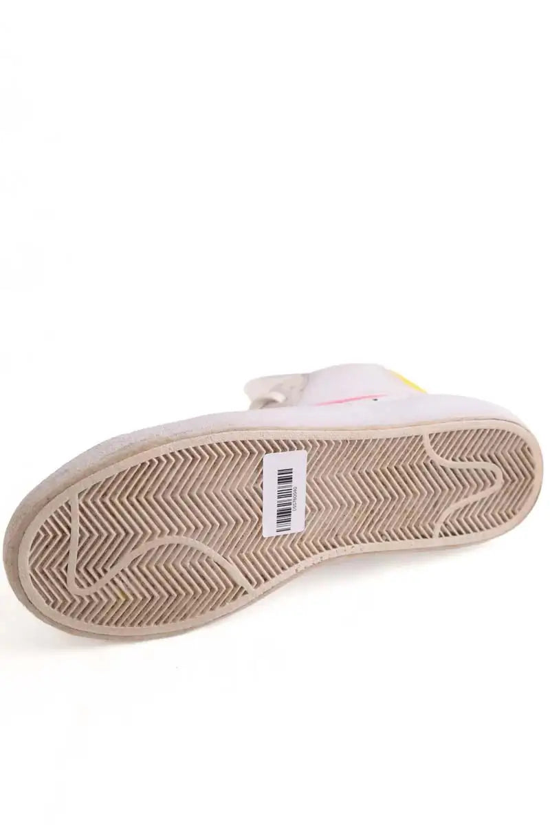 Baskets Nike Blanc en Cuir