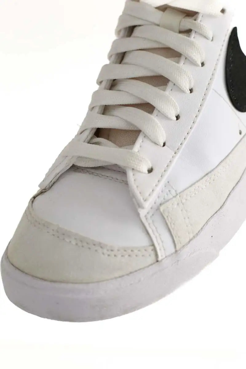 Baskets Nike Blanc en Cuir