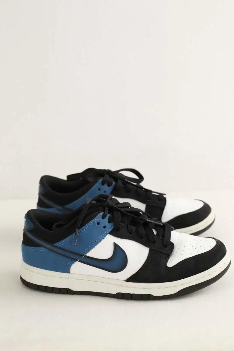 Baskets Nike Bleu en Cuir