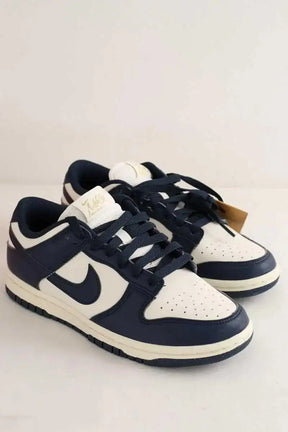 Baskets Nike Dunk Low Noir en Cuir