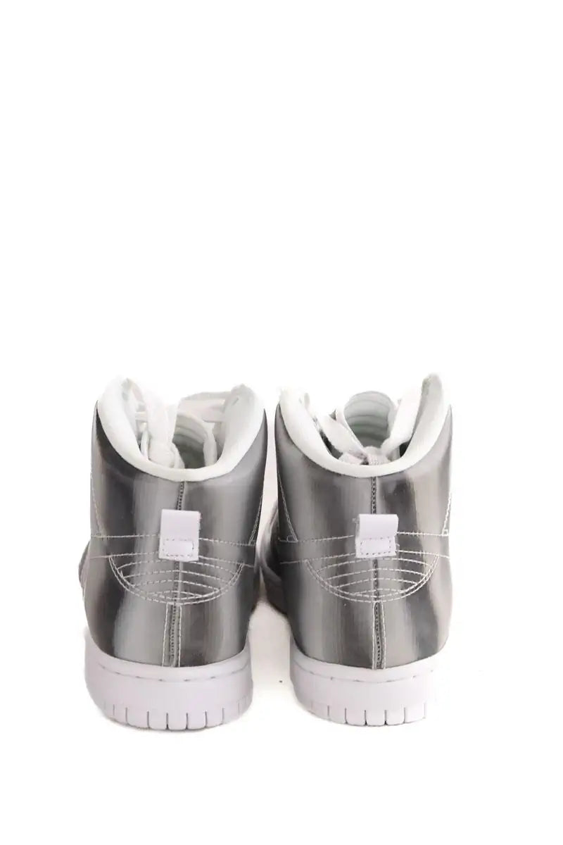 Baskets Nike Dunk Sky Argent en Plastique