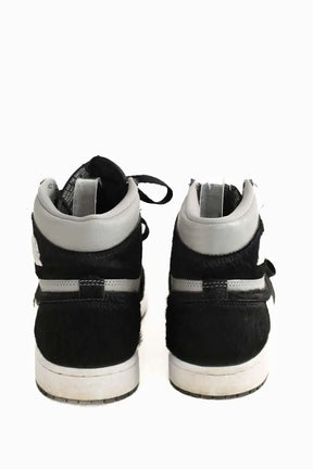 Baskets Nike Gris en Cuir
