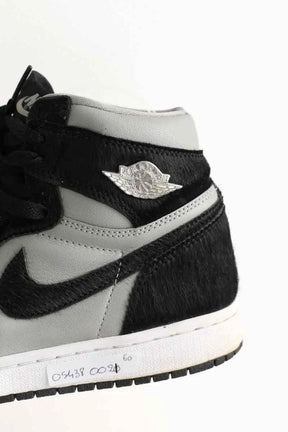 Baskets Nike Gris en Cuir