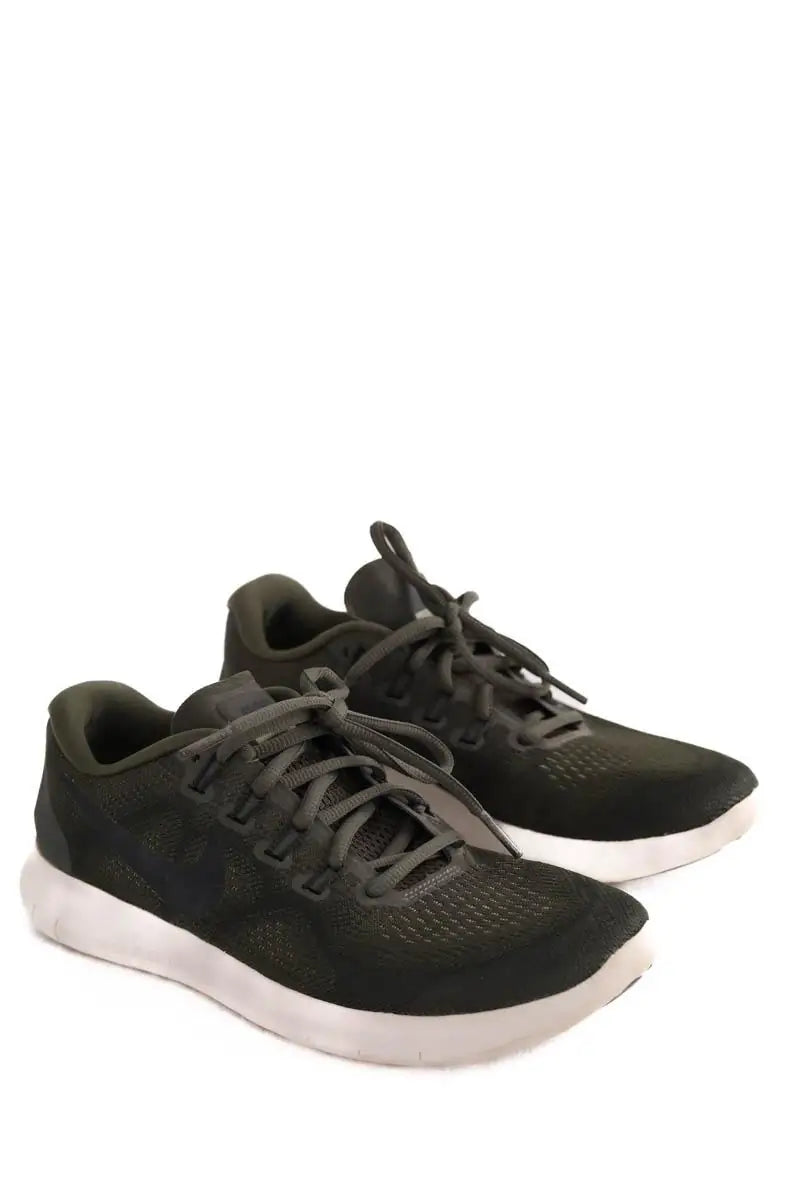 Baskets Nike Kaki en Tissu