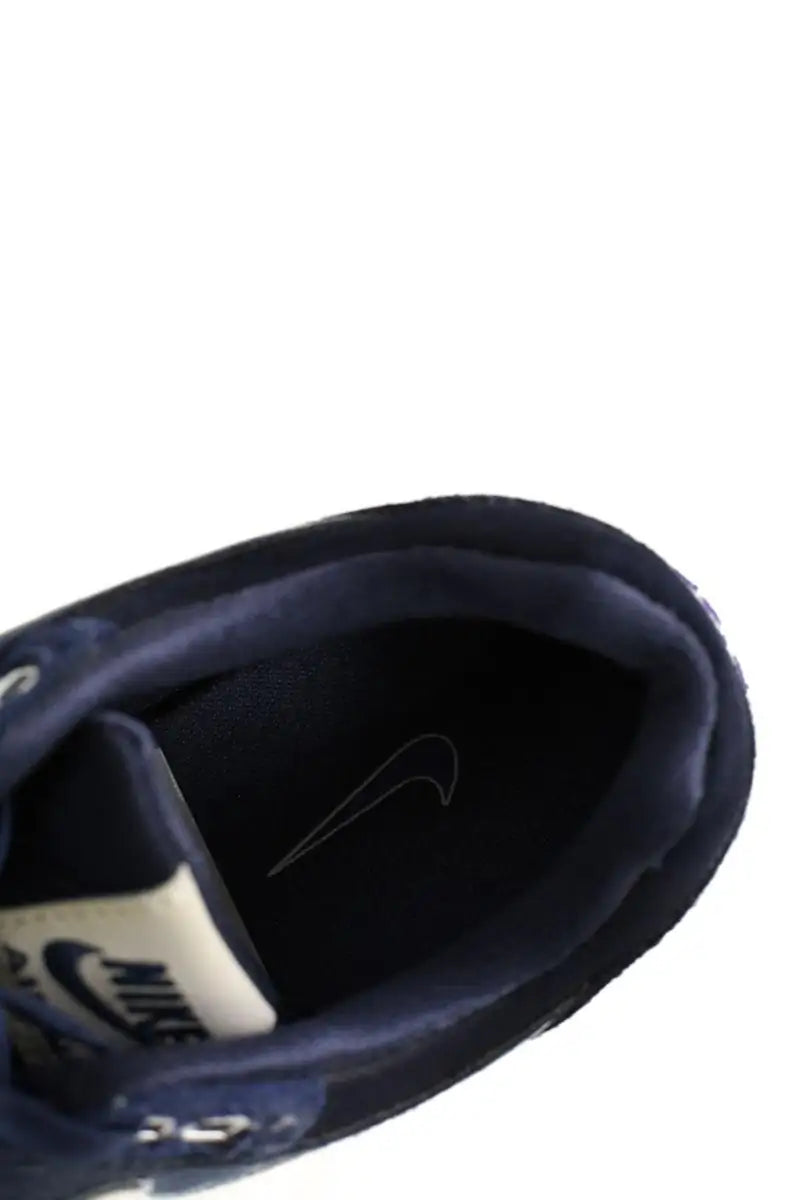Baskets Nike Marine en Cuir