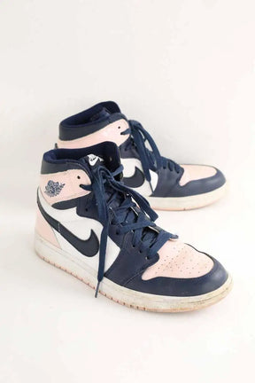 Baskets Nike Marine en Cuir