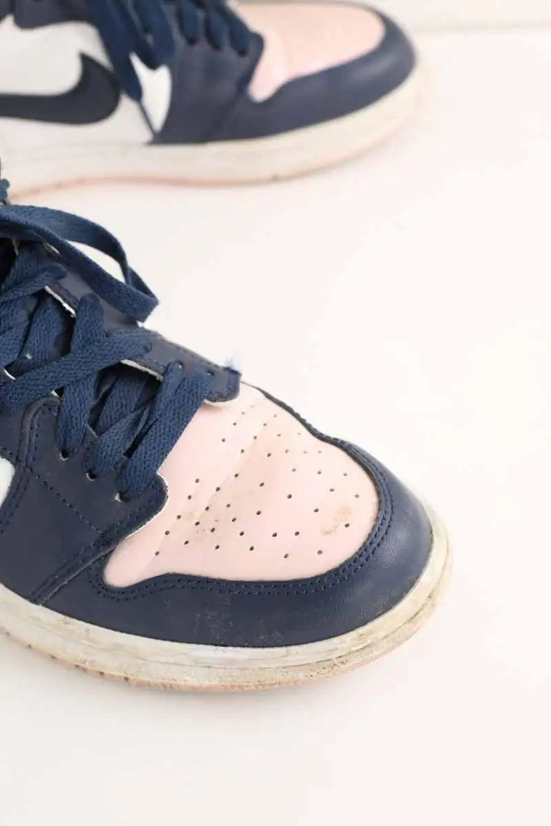 Baskets Nike Marine en Cuir