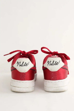 Baskets Nike Rouge en Tissu