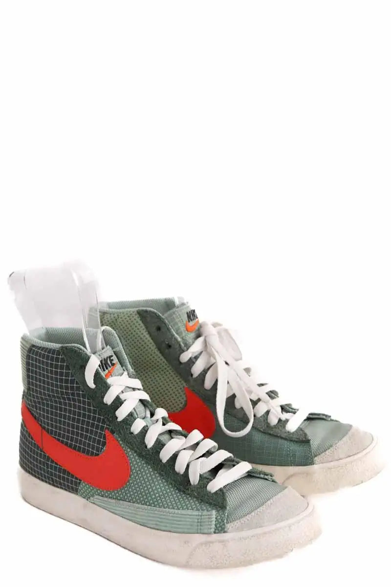 Baskets Nike Vert en Tissu