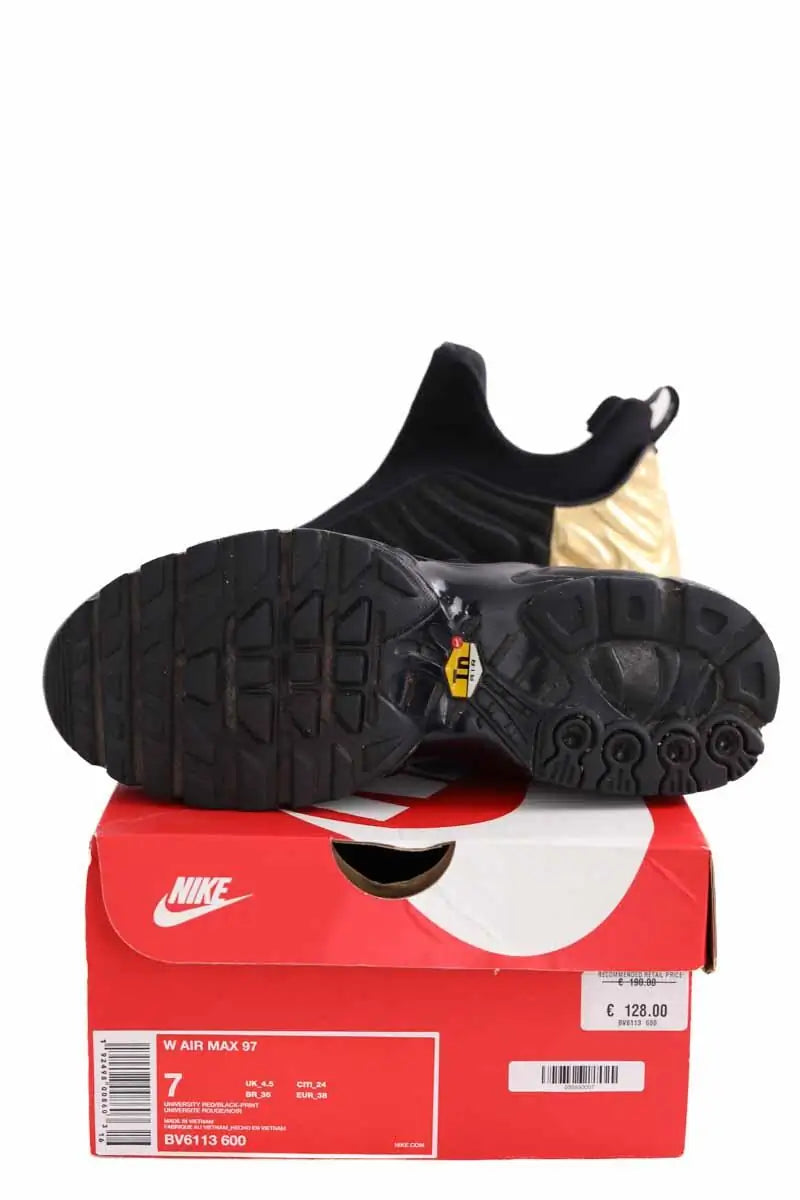 Baskets Nike W air max 97 Noir en Tissu