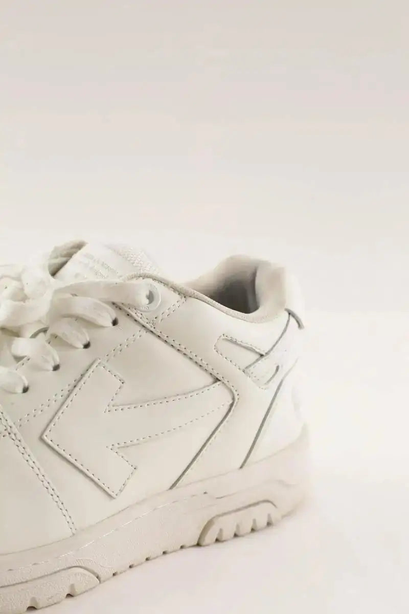 Baskets Off White Blanc en Cuir