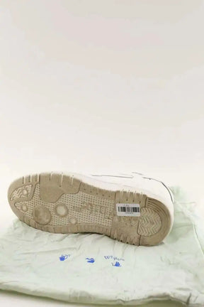 Baskets Off White Blanc en Cuir