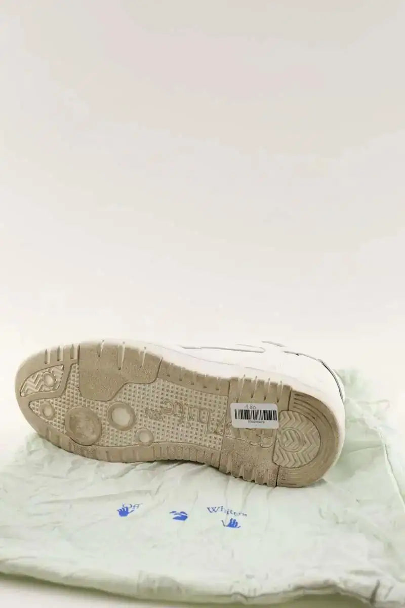 Baskets Off White Blanc en Cuir
