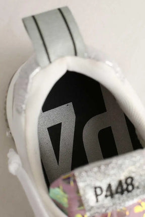 Baskets P448 Blanc en Cuir