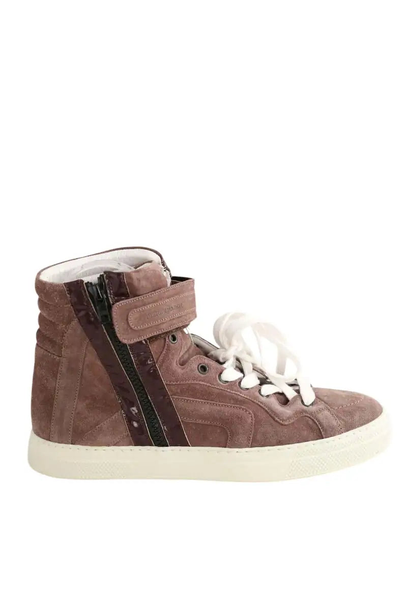 Baskets Pierre Hardy Violet en Daim, taille 39 - Seconde Main