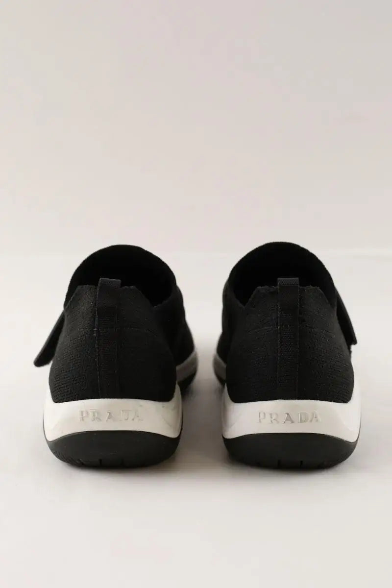 Baskets Prada Noir en Tissu