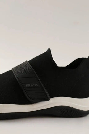 Baskets Prada Noir en Tissu