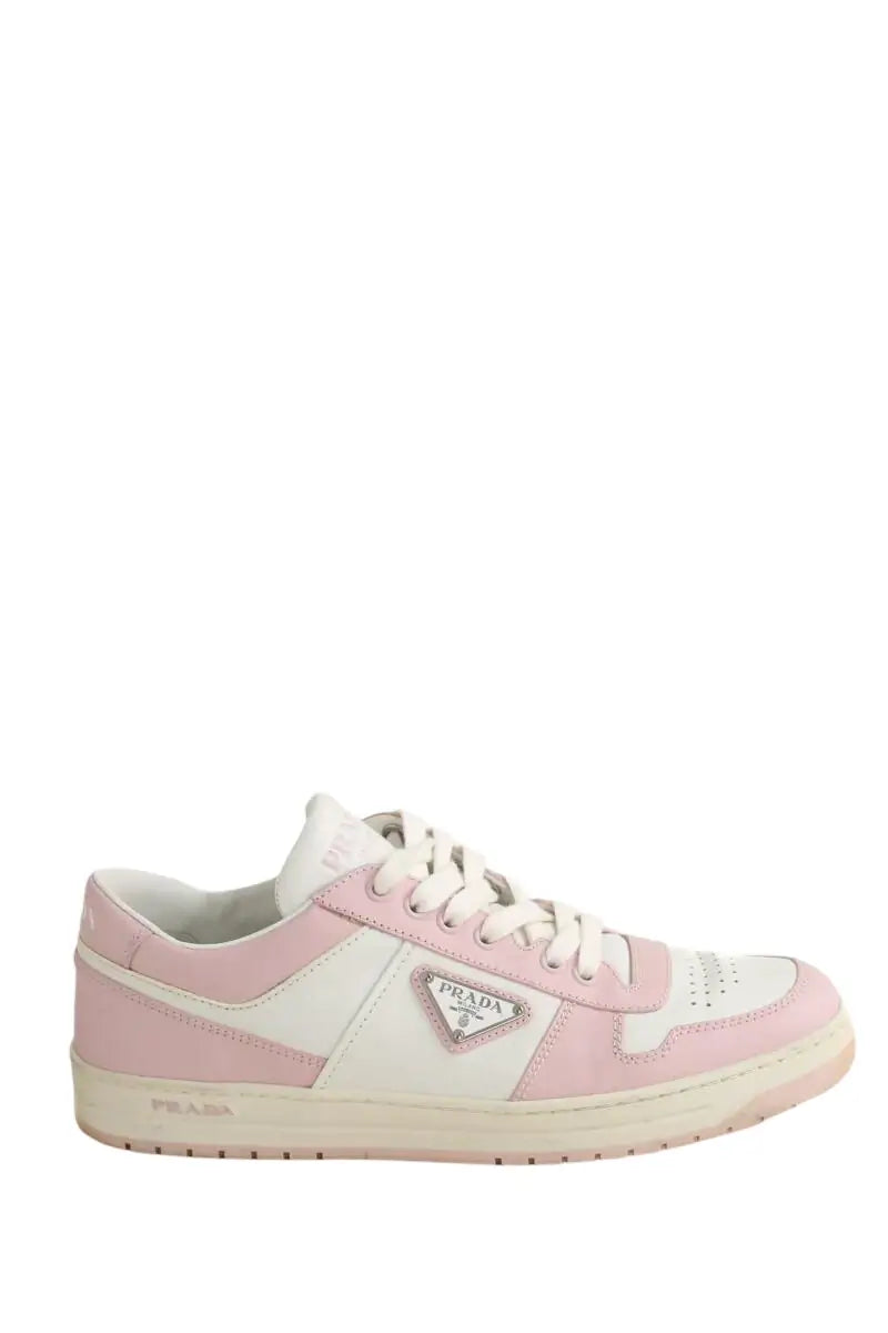 Baskets Prada Rose en Cuir, taille 41 - Seconde Main