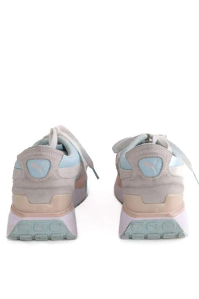 Baskets Puma Blanc en Tissu